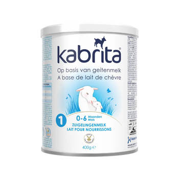 Kabrita 1, Mleko Początkowe z HMO na bazie mleka koziego, 0 – 6 miesięcy, 400 g Kabrita 1, Mleko Początkowe z HMO na bazie mleka koziego, 0 – 6 miesięcy, 400 g