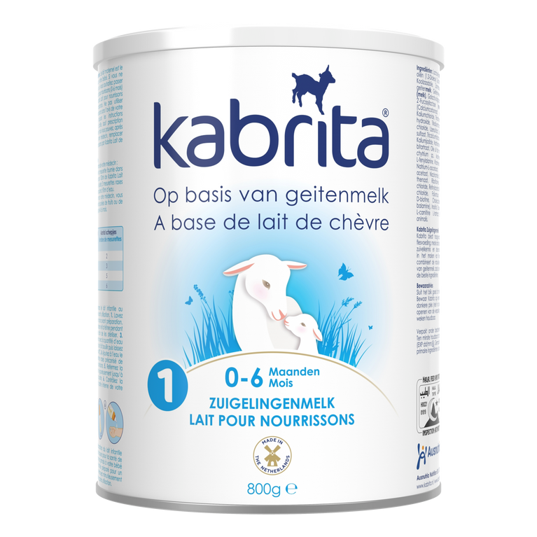 Kabrita 1, Mleko Początkowe z HMO na bazie mleka koziego, 0 – 6 miesięcy, 800g 